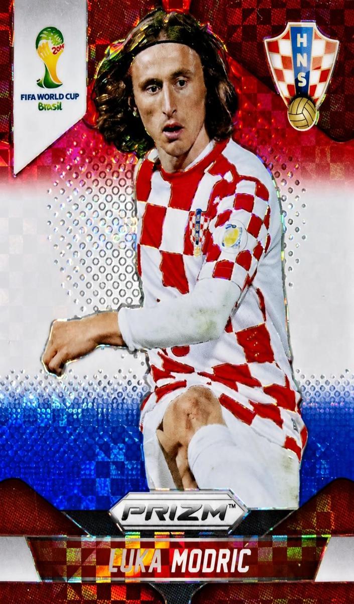 2014 Luka Modric [Red White and Blue Plaid] #118