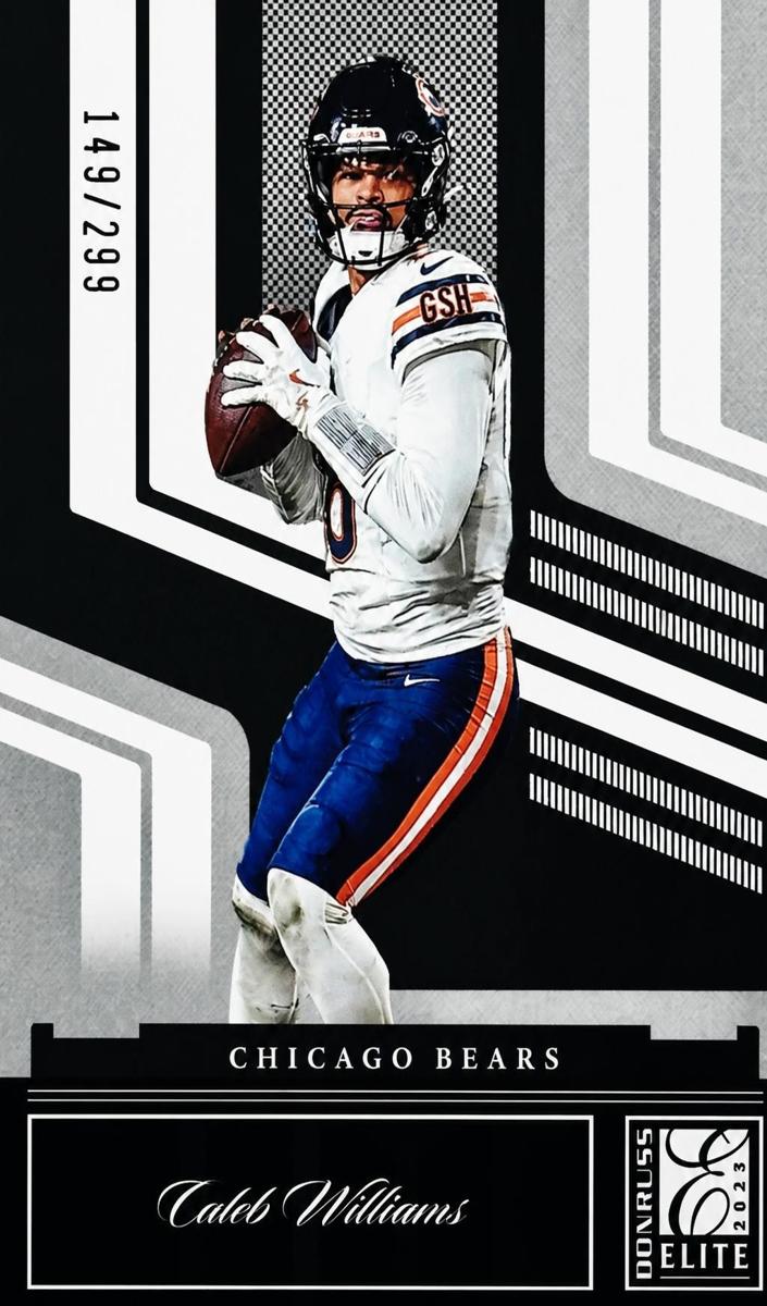 2025 Donruss Elite Caleb Williams [Gold] #17 card