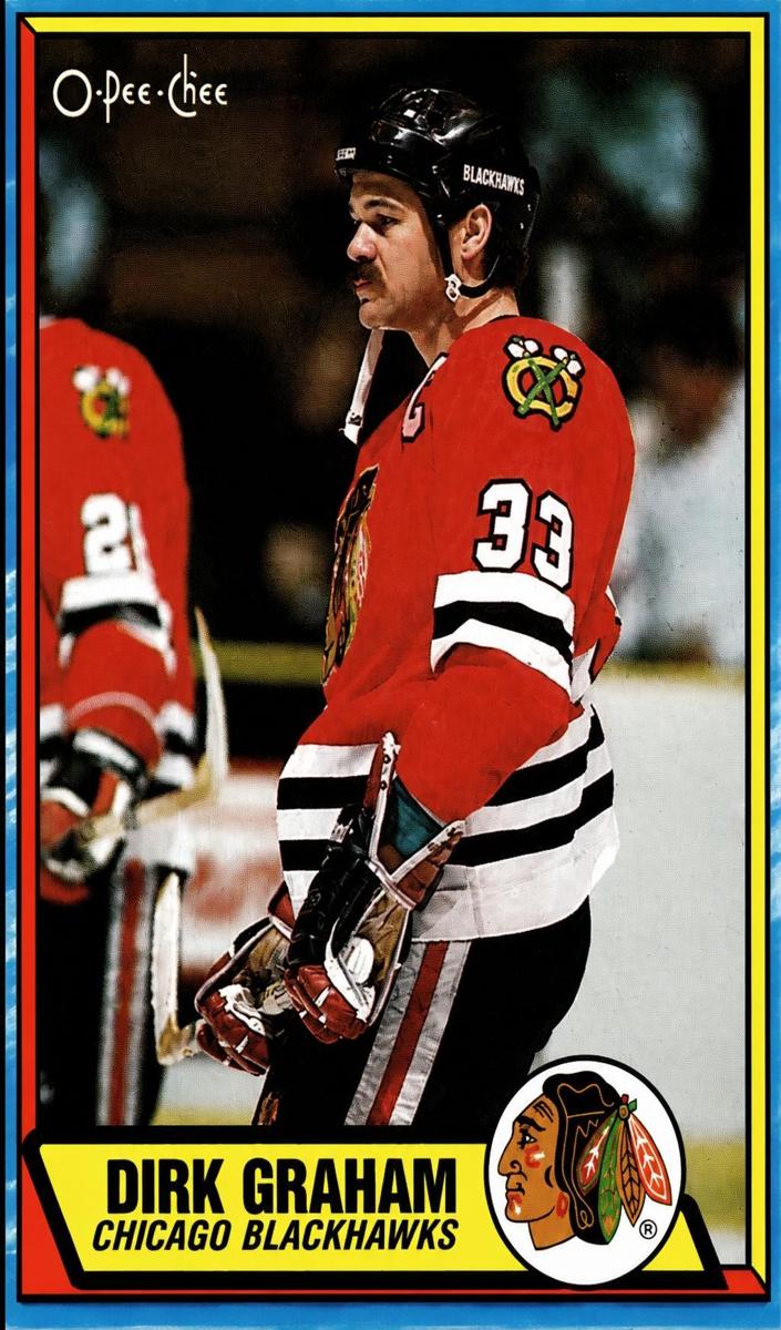 1989 O-Pee-Chee Dirk Graham #52 card