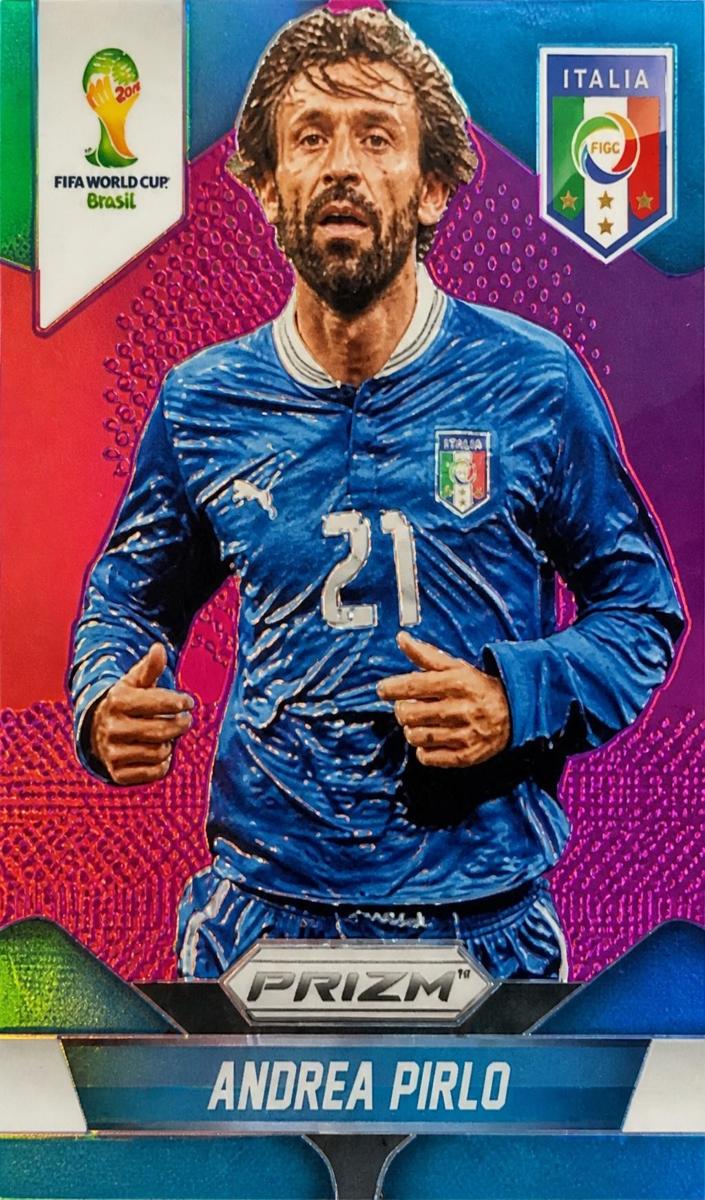 2014 Panini Prizm World Cup Andrea Pirlo [Purple] #128 card
