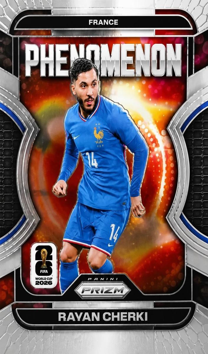 2026 Panini Prizm FIFA World Cup Rayan Cherki #21 card