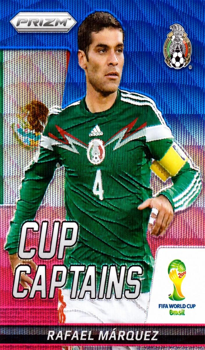 2014 Panini Prizm World Cup Rafael Marquez [Blue & Red Blue Wave] #24 card