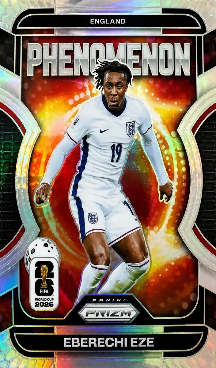 2026 Panini Prizm FIFA World Cup Eberechi Eze #22 card