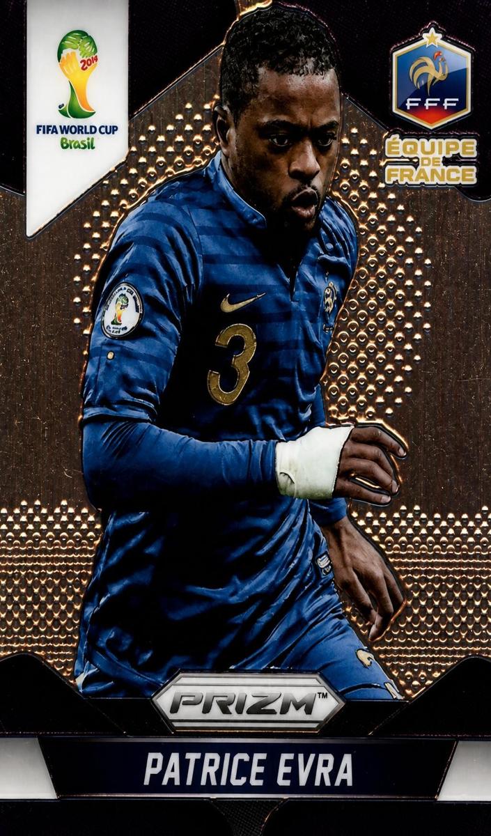 2014 Panini Prizm World Cup Patrice Evra #77 card