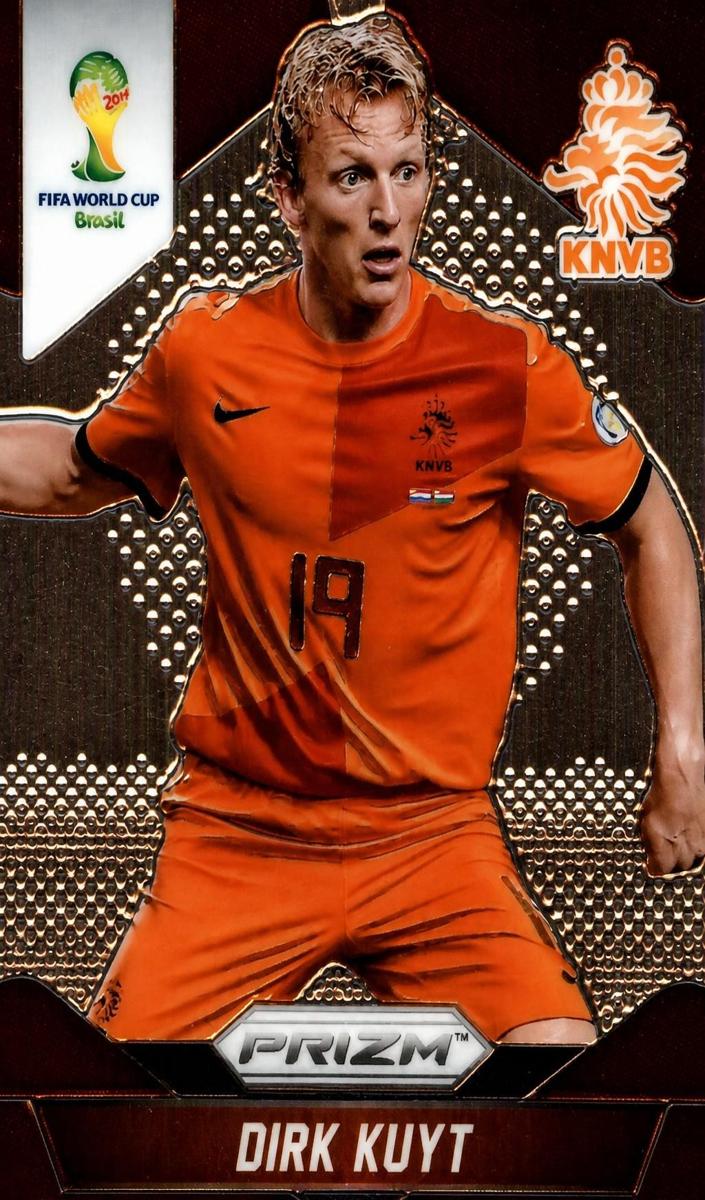 2014 Panini Prizm World Cup Dirk Kuyt [Gold] #34 card