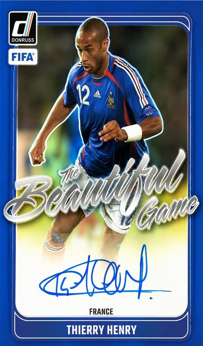 2024 Panini Donruss Thierry Henry [Blue] #BG-TH card