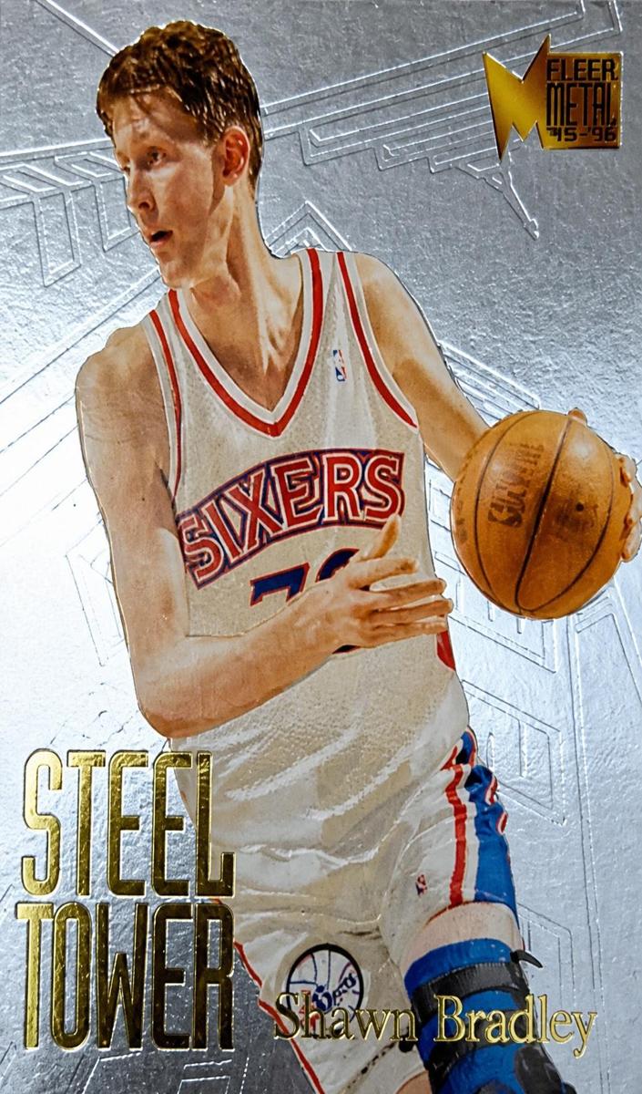 1995 Fleer Metal Shawn Bradley #1 card