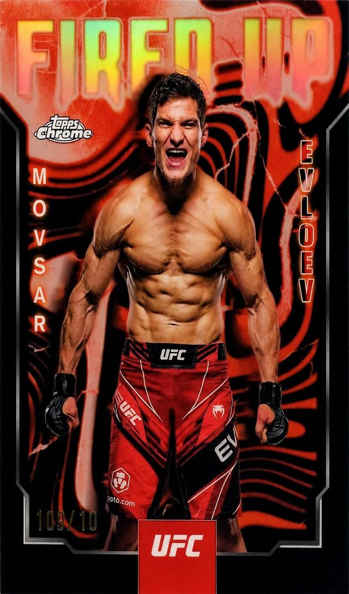 2025 Movsar Evloev [Black Refractor] #FUP-15