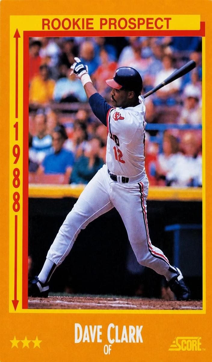 1988 Score Dave Clark #633 card