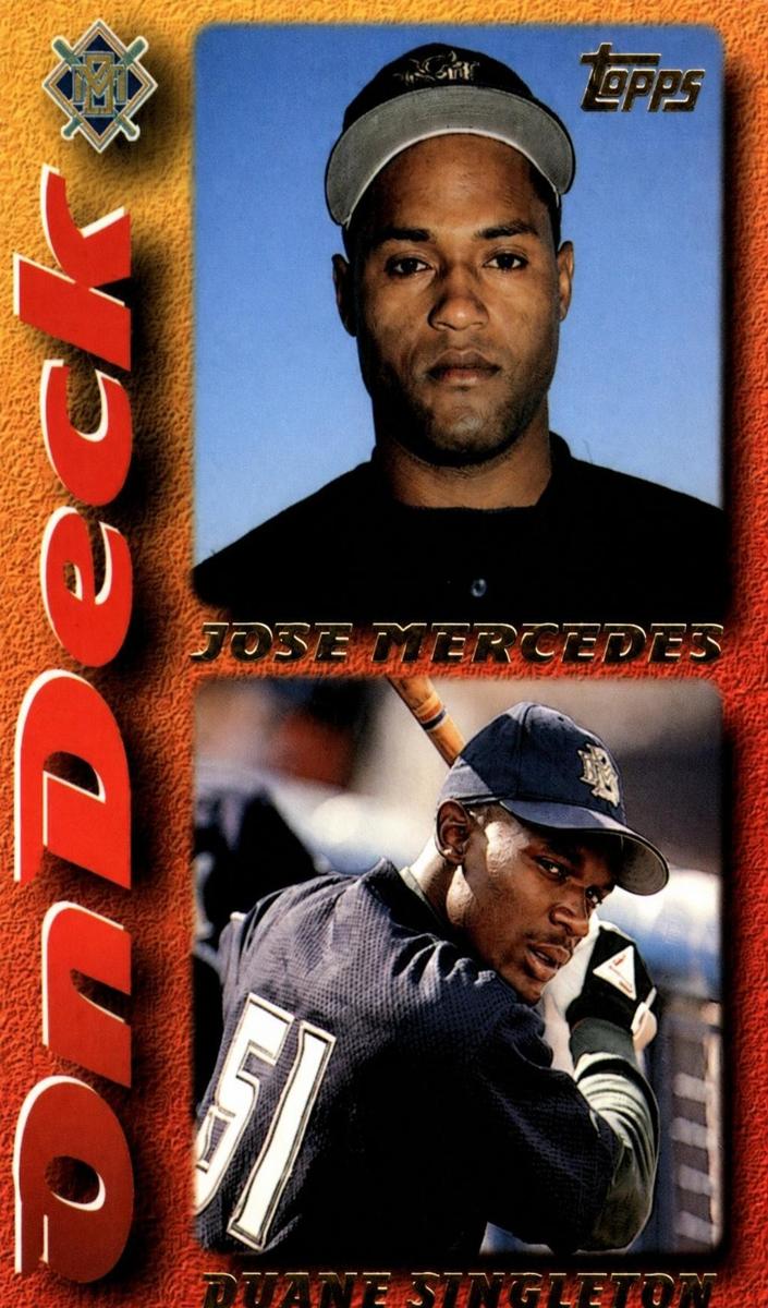 1995 Topps Jose Mercedes #638 card
