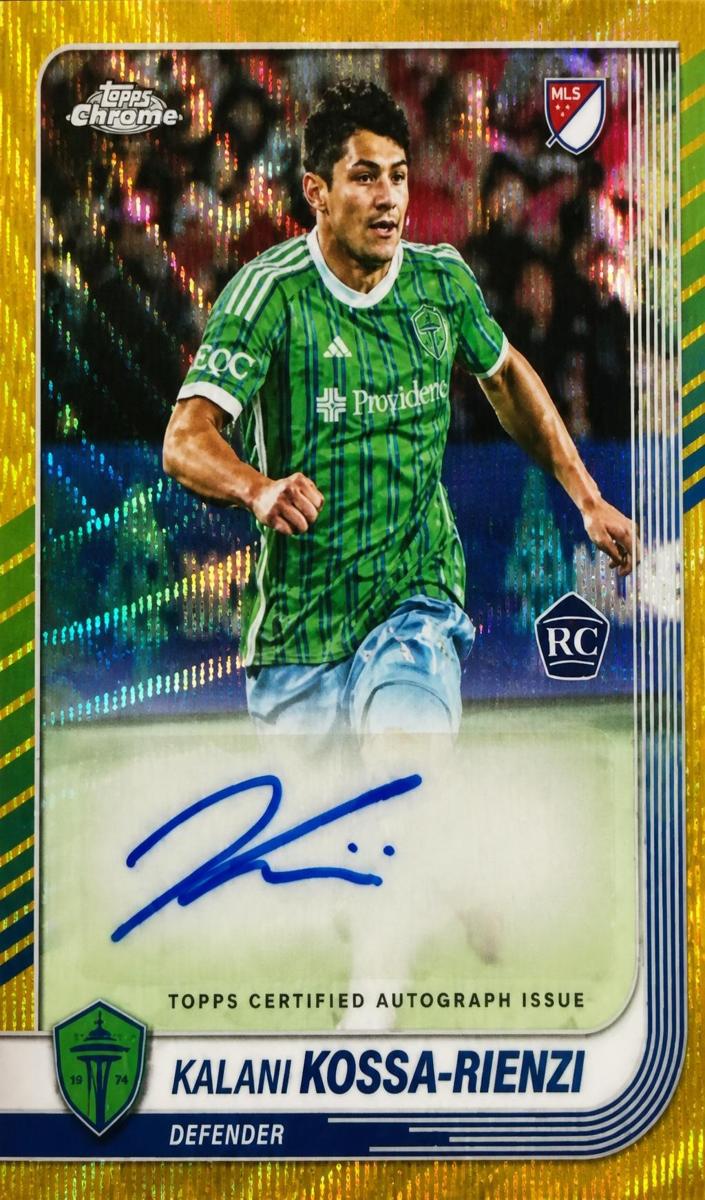 2025 Kalani Kossa-Rienzi [Gold Wave Refractor] #CA-KR