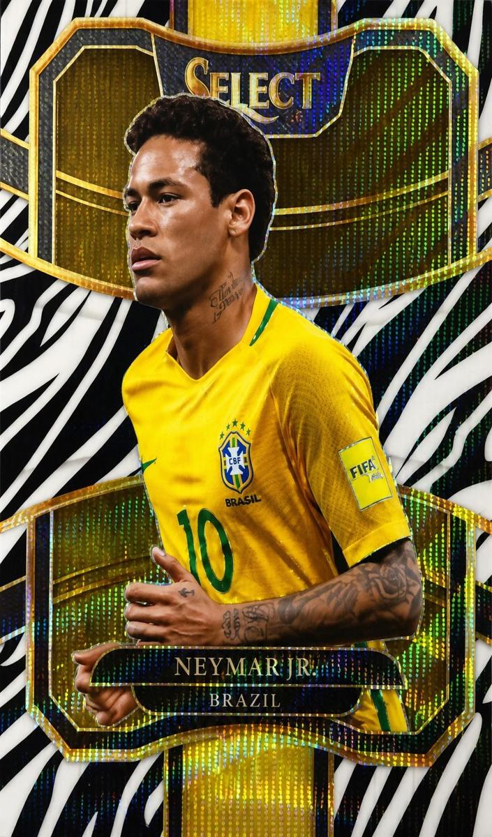 2017 Panini Select Neymar Jr [Zebra] #70 card