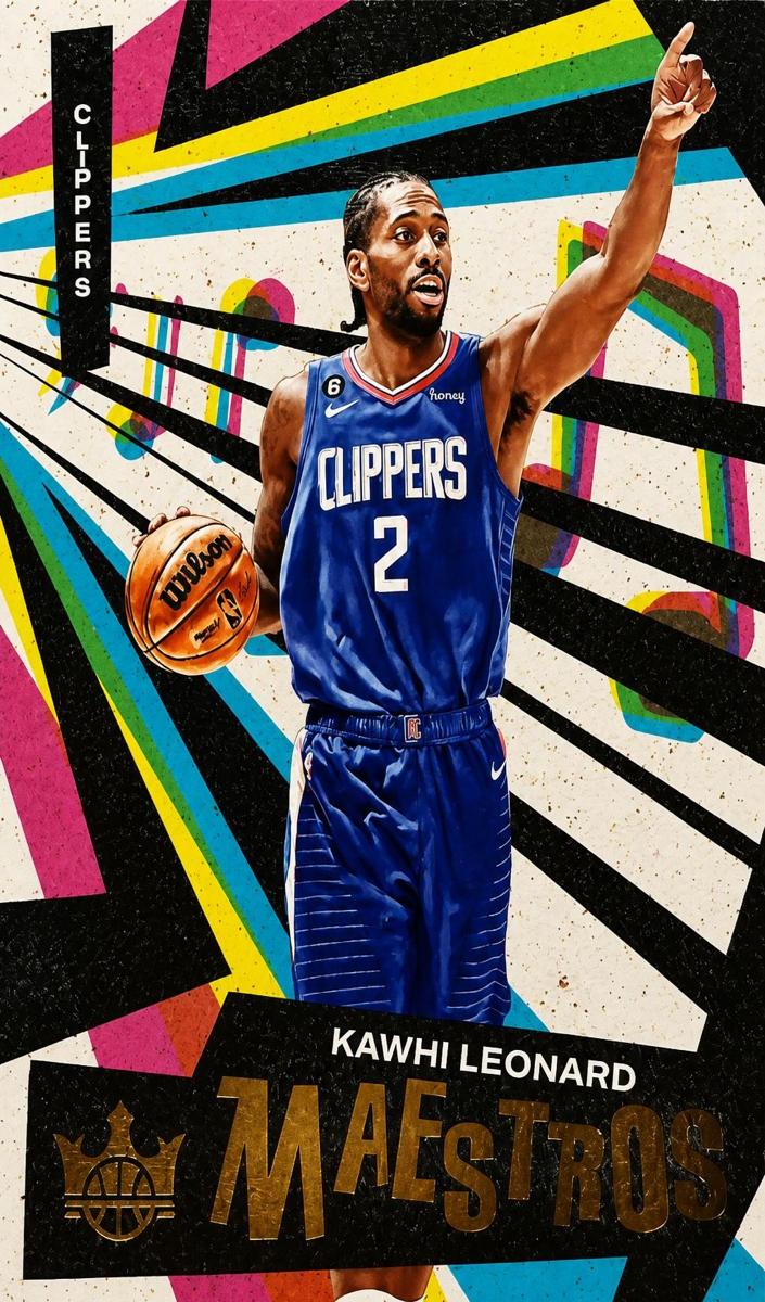 2022 Panini Court Kings Kawhi Leonard #22 card