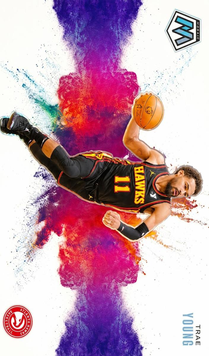 Trae Young 2024 Mosaic Basketball card