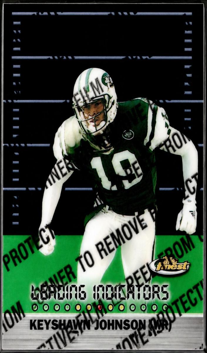 1999 Topps Finest Keyshawn Johnson #L7 card
