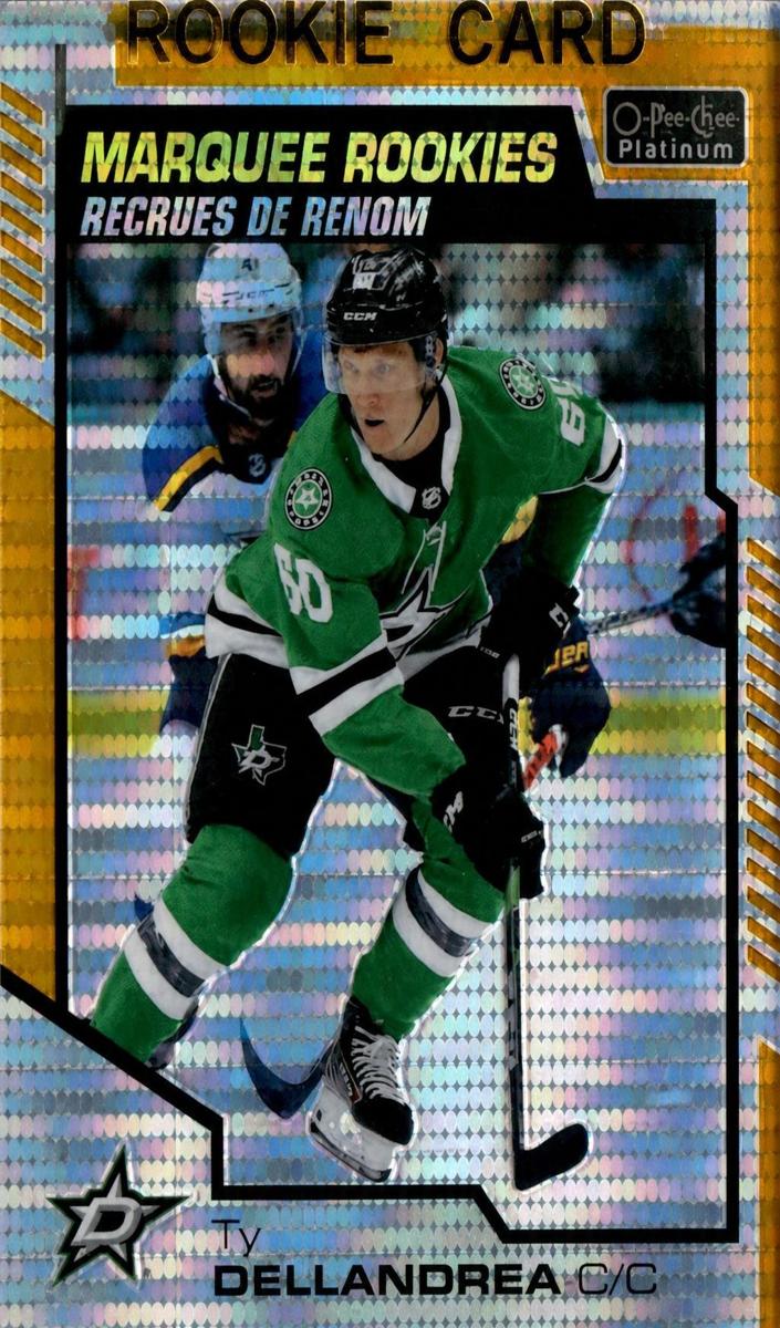 2020 O-Pee-Chee Platinum Ty Dellandrea [Orange Checkers] #167 card