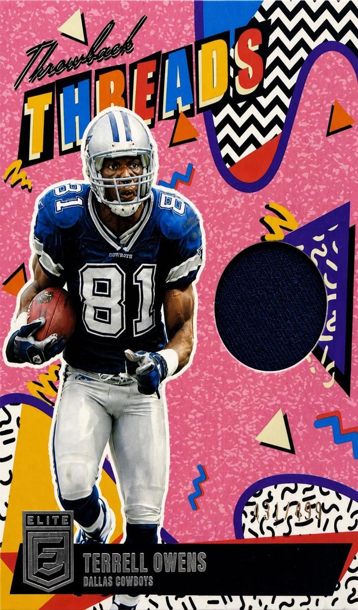 2025 Donruss Elite Terrell Owens #TT-TOS card