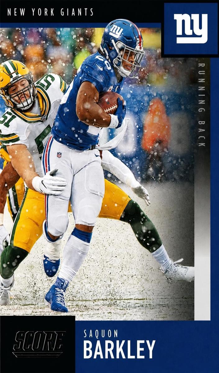 2020 Panini Score Saquon Barkley #180 card