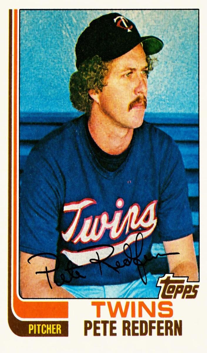 1982 Topps Pete Redfern #309 card