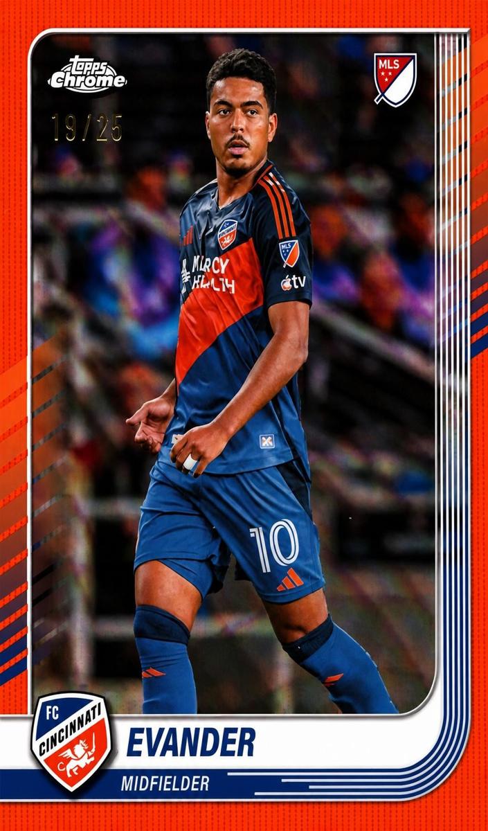 2025 Evander [Orange Wave Refractor] #119