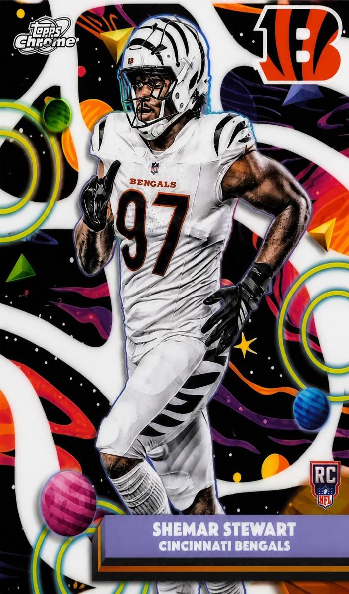 2025 Topps Cosmic Chrome Shemar Stewart [Blue Moon Refractor] #119 card