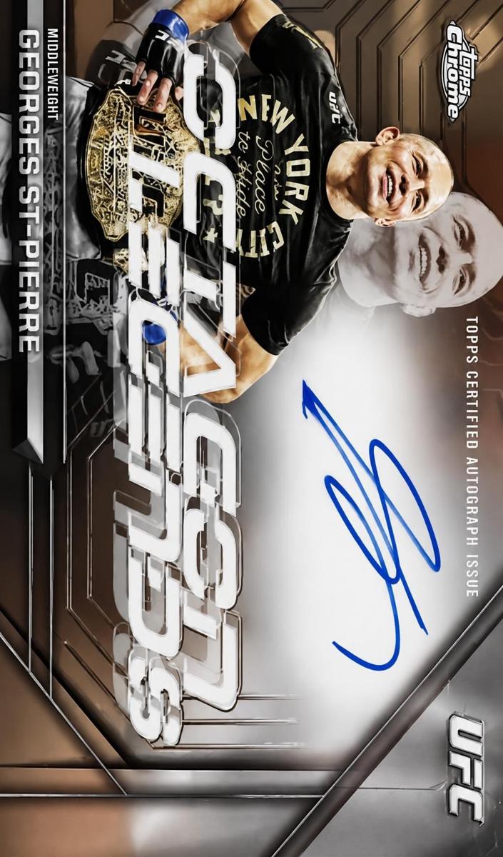 2025 Georges St-Pierre [Gold Refractor] #OLA-GS
