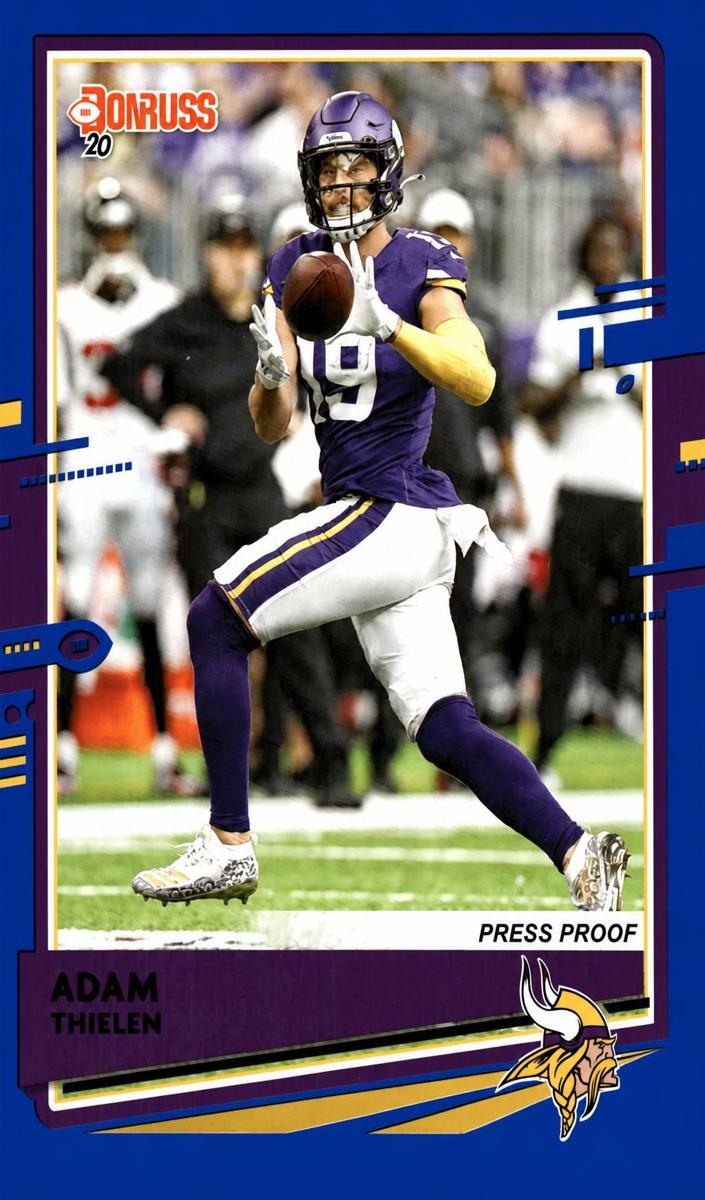 2020 Panini Donruss Adam Thielen #160 card