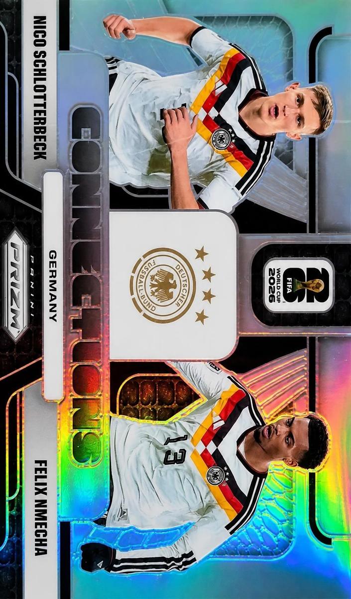 2026 Panini Prizm FIFA World Cup Felix Nmecha / Nico Schlotterbeck #11 card