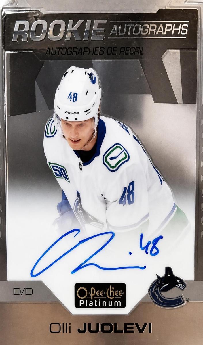 2020 O-Pee-Chee Platinum Olli Juolevi [Violet Pixels] #R-OJ card