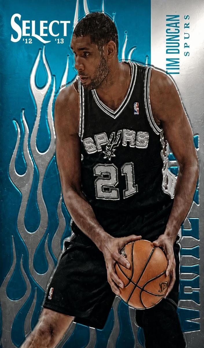 2012 Panini Select Tim Duncan [Gold] #14 card