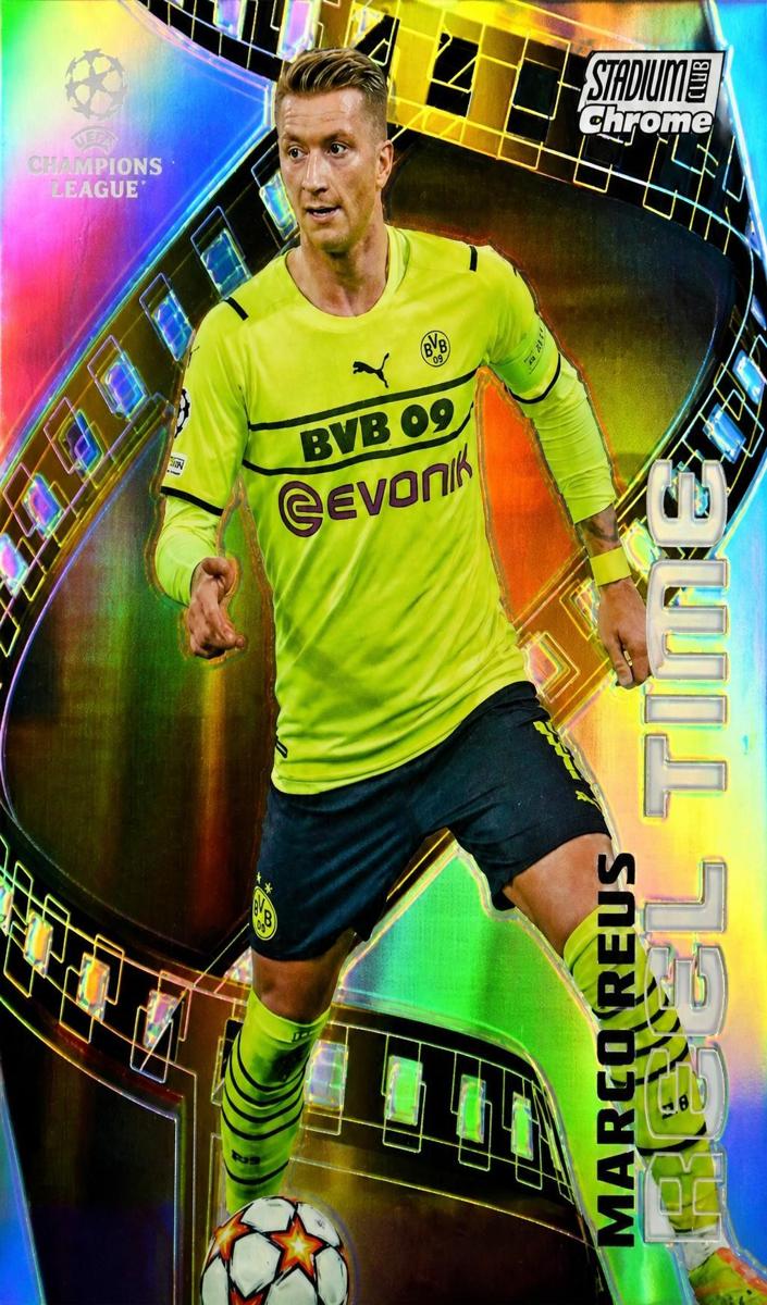 2021 Topps Stadium Club Chrome UEFA Champions League Marco Reus #RT-MR card