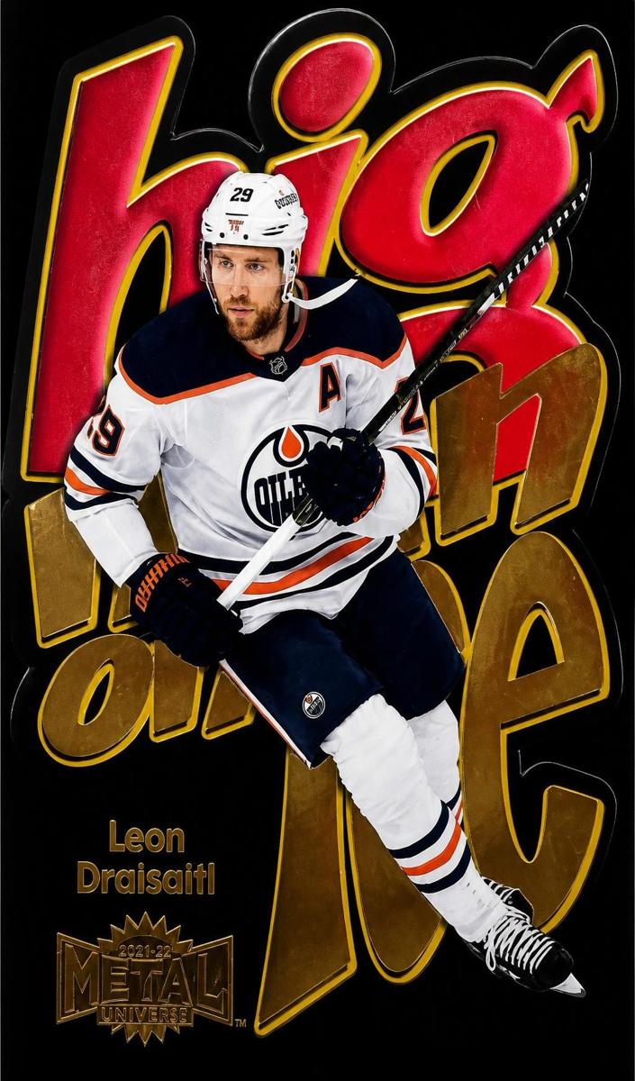 2021 Skybox Metal Universe Leon Draisaitl [Gold] #BM-32 card