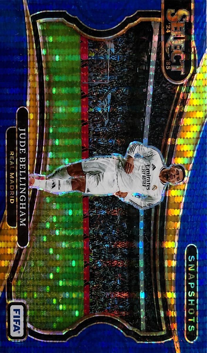2024 Panini Select FIFA Jude Bellingham [Blue Pulsar] #20 card