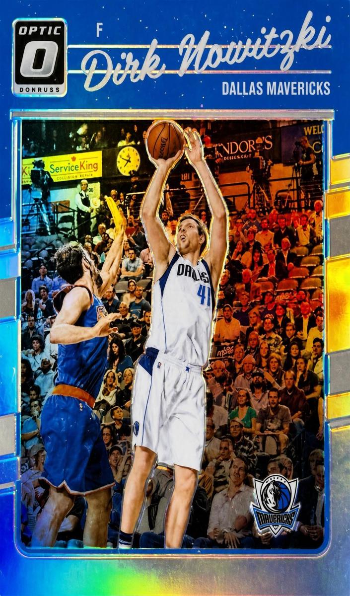 2016 Donruss Optic Dirk Nowitzki [Holo] #77 card
