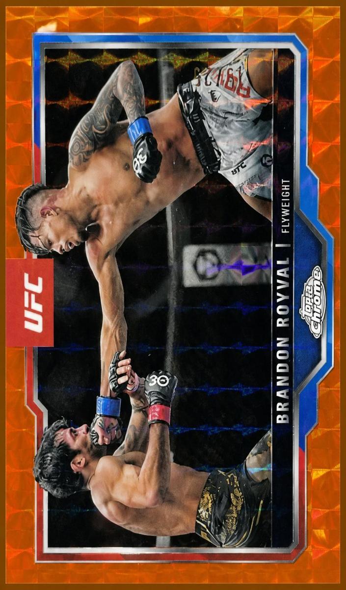 2025 Brandon Royval [Orange Geometric Refractor] #152
