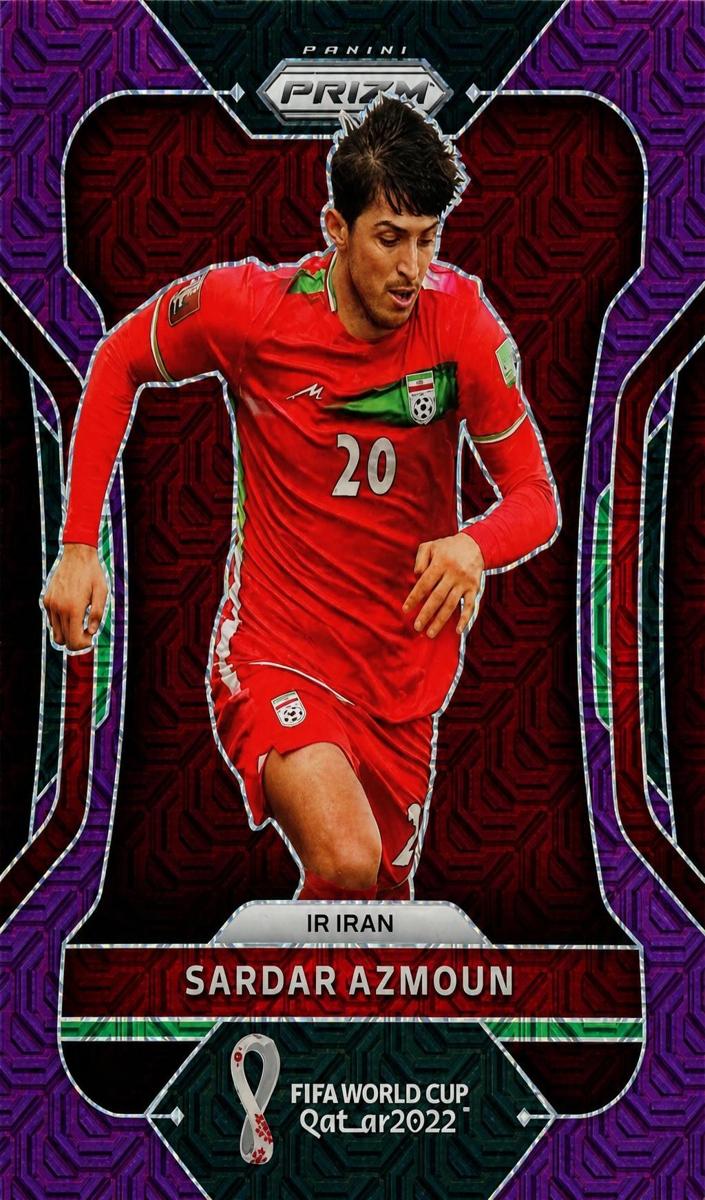 2022 Sardar Azmoun [Prizms Purple Mojo] #125