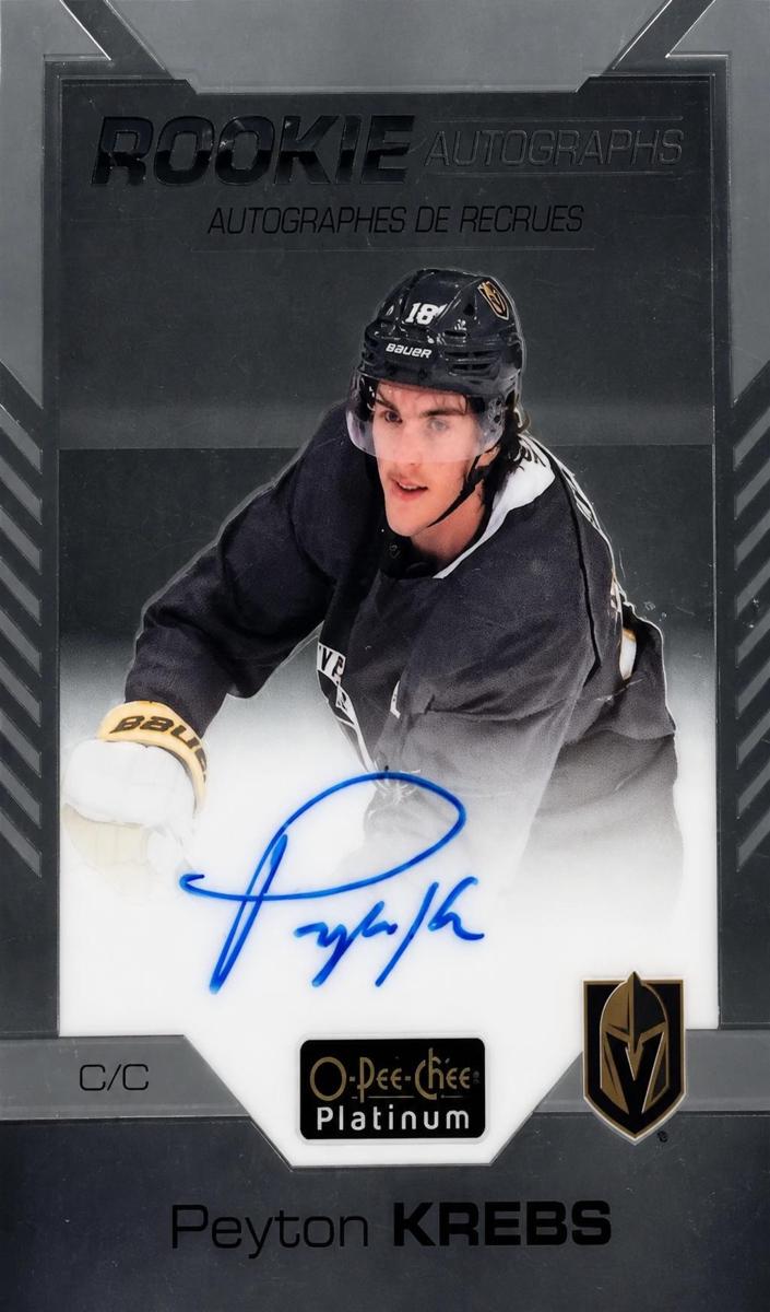 2020 O-Pee-Chee Platinum Peyton Krebs #R-PK card