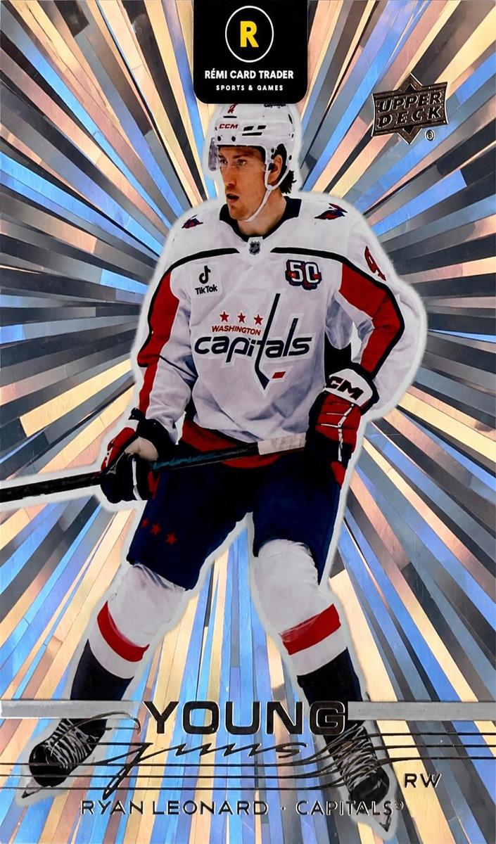 2025 Upper Deck Ryan Leonard [Outburst Silver] #238 card