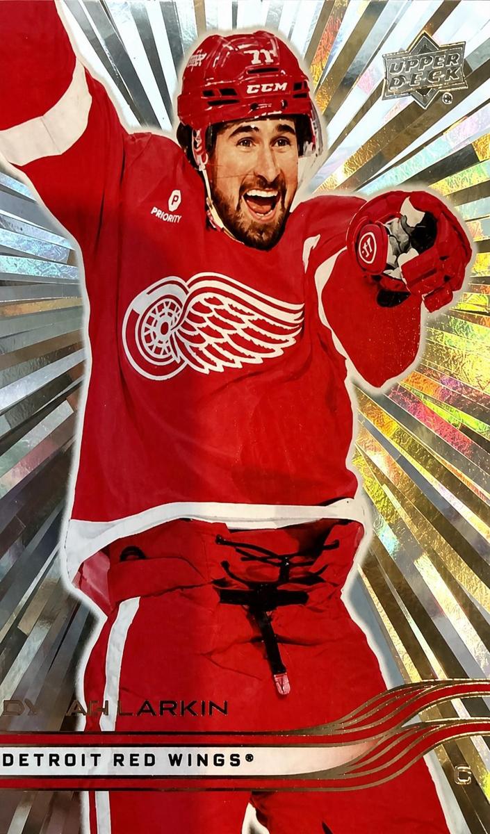 2025 Upper Deck Dylan Larkin [Outburst Silver] #62 card