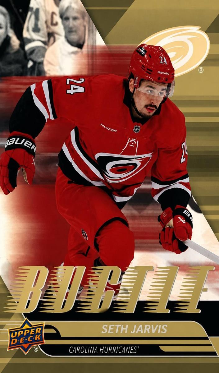 2025 Upper Deck Seth Jarvis [Gold] #B-9 card