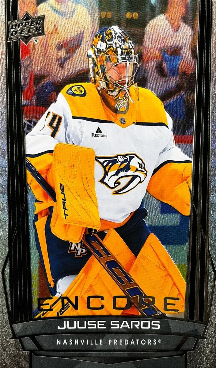 2025 Upper Deck Juuse Saros #E-63 card
