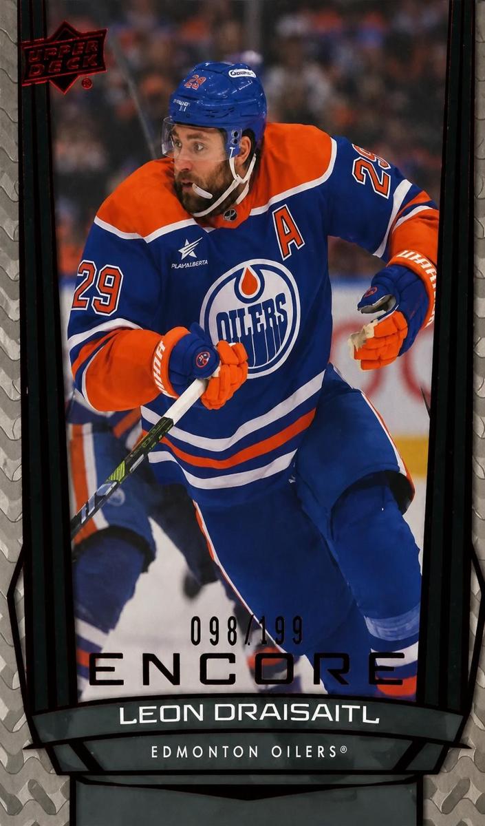 2025 Upper Deck Leon Draisaitl [Red] #E-37 card