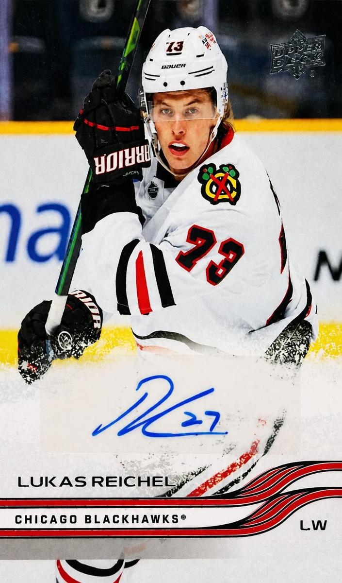 2025 Upper Deck Lukas Reichel #34 card