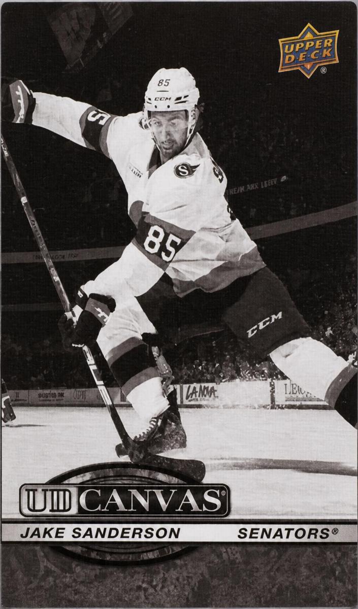2025 Upper Deck Jake Sanderson [Black and White] #C-61 card