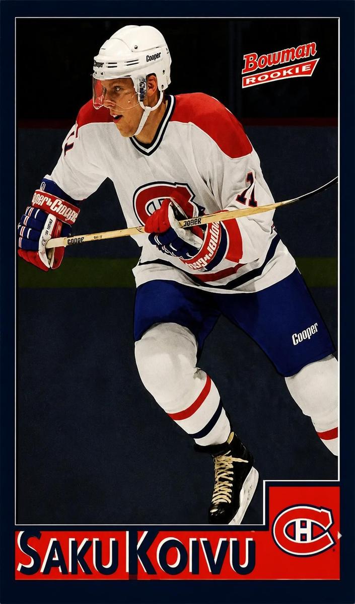 1995 Bowman Saku Koivu #148 card