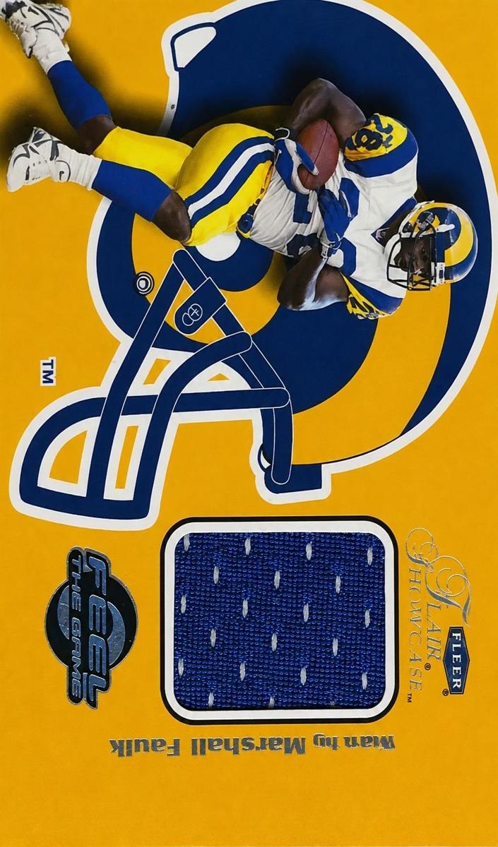 1999 Flair Showcase Marshall Faulk #10 FG card