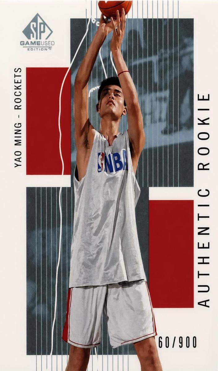 2002 SP Game Used Yao Ming [Gold] #104 card