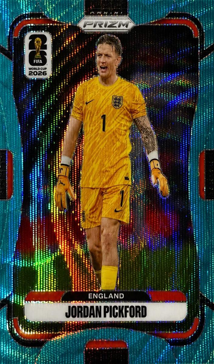 2026 Panini Prizm FIFA World Cup Jordan Pickford [Zebra] #111 card
