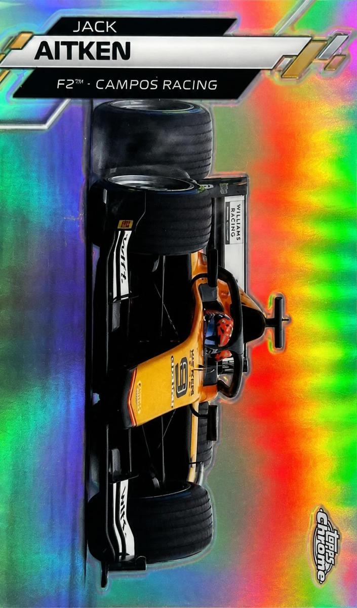 2020 Topps Chrome F1 Jack Aitken [Refractor] #83 card