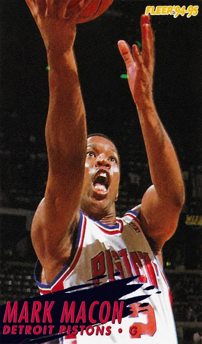 1994 Fleer Mark Macon #282 card
